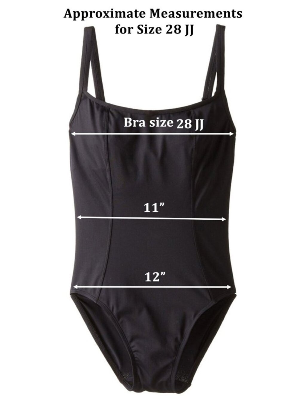 Panache Women’s Swimsuit Holly One-Piece Bathing Suit Black Bra Size 28JJ NEW - Picture 7 of 7